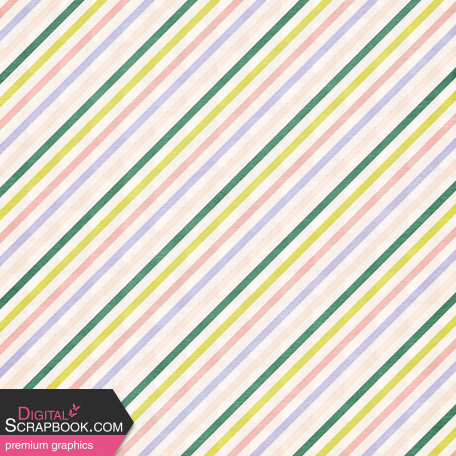 Spring Garden Striped Paper 2