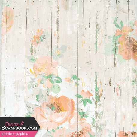 Dandy Dandelions Floral Vintage Wood Paper
