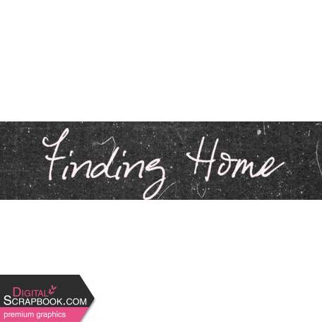 Finding Home Mini - Finding Home Word Art Snippet