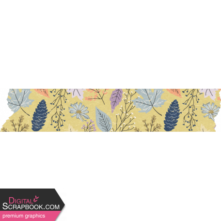 Autumn Dew Elements No.2 washi tape leaves