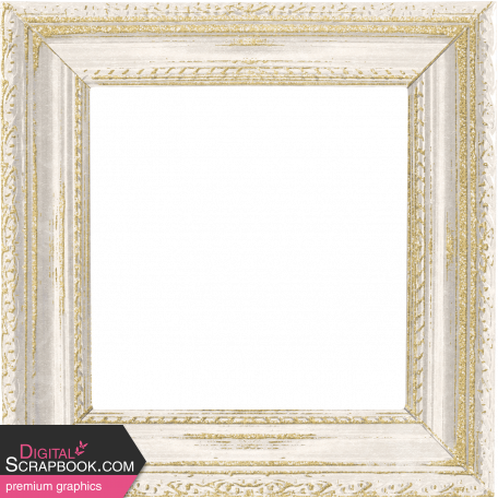 Autumn Dew Elements No.2 wood photo frame white