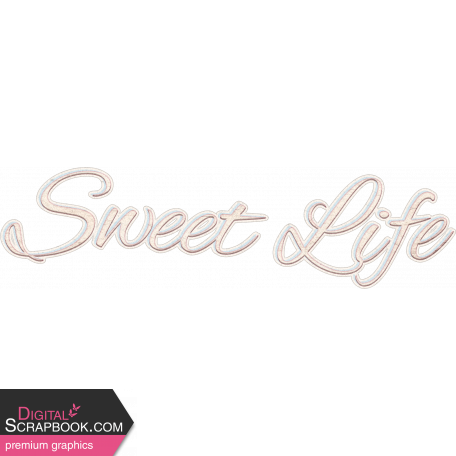 Woodland Tea Party Elements No. 2 word art sweet life