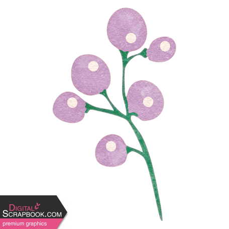Countryside Lavender Berries Sticker