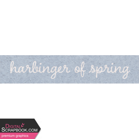 Spring for Coffee "Harbinger of Spring" Word Art Snippet