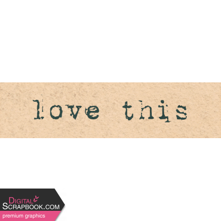 Spring for Coffee "Love This" Word Art Snippet