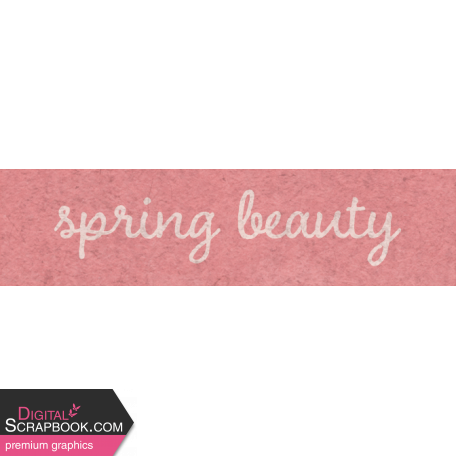 Spring for Coffee "Spring Beauty" Word Art Snippet