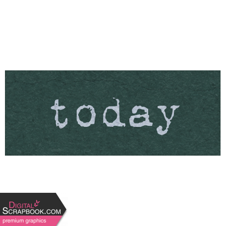 Spring for Coffee "Today" Word Art Snippet