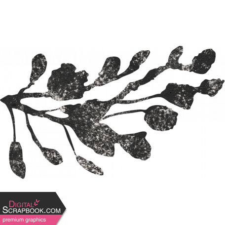 SerendipiTea Black Sticker Branch