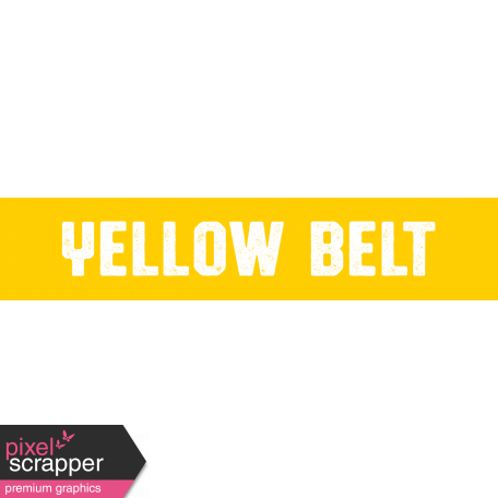 Karate Yellow Belt Word Art