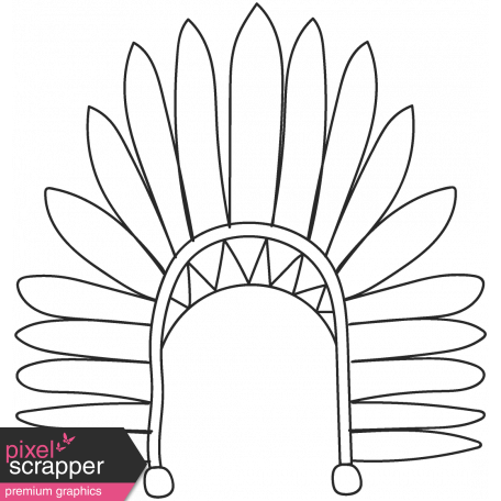 Bohemian Headdress Template