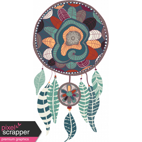 Bohemian Dream Catcher 1 Illustration