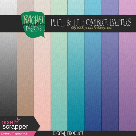 Phil & Lil Ombre Paper Kit