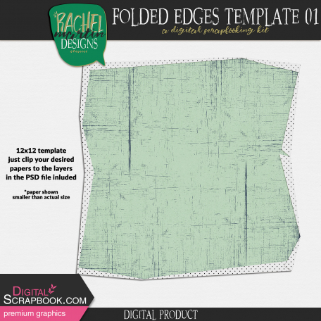Folded Edges Template 01