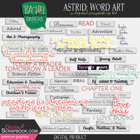 Astrid: Word Art