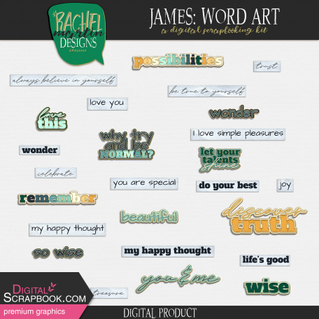 James: Word Art