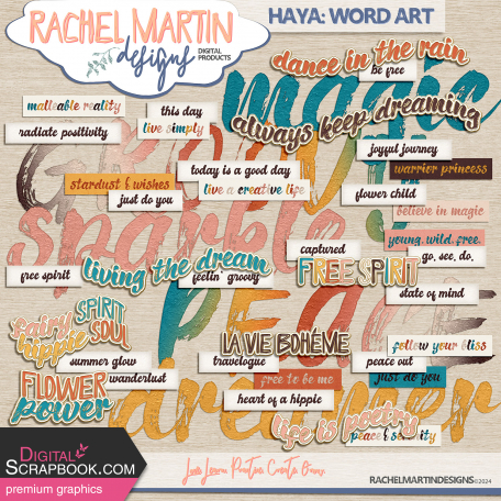 Haya: Word Art