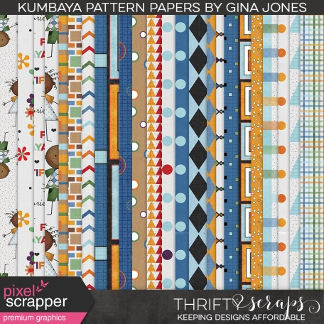 Kumbaya Pattern Paper