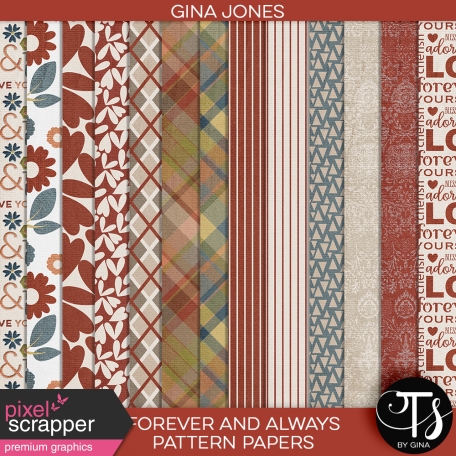 Forever and Always (pattern papers)