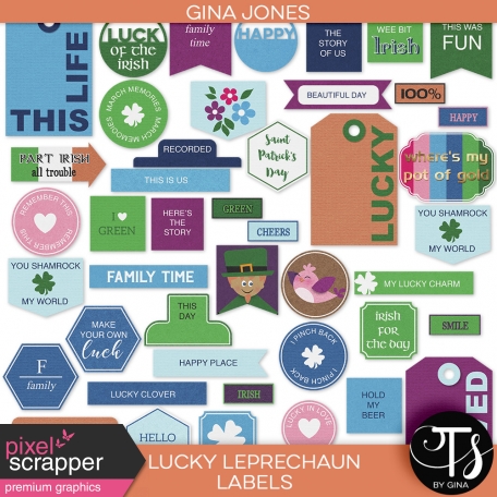 Lucky Leprechaun (labels)