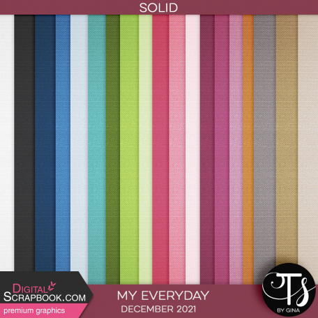 My Everyday - December 2021 - Solid Papers