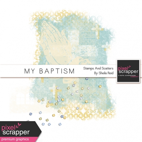 My Baptism Stamps And Scatters Kit