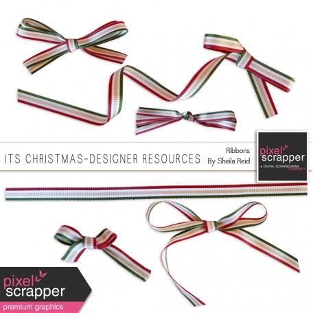 Its Christmas-Designer Resources-Ribbons Kit