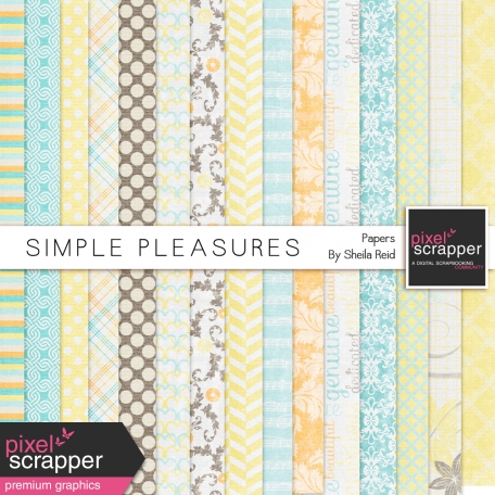 Simple Pleasures Papers Kit