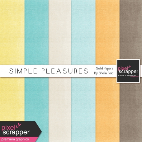 Simple Pleasures Solid Papers Kit