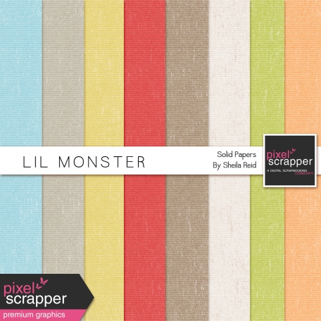 Lil Monster Solid Papers Kit
