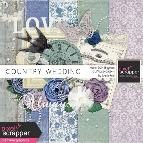 Country Wedding- March 2014 Blog Train Mini Kit