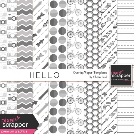 Hello Overlay/Paper Templates Kit