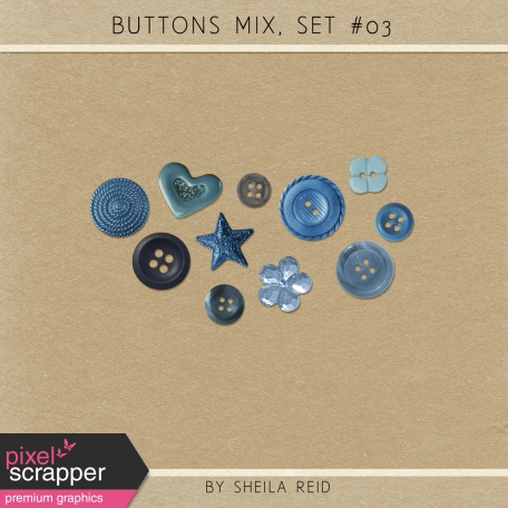 Button Mix Set #03 Kit
