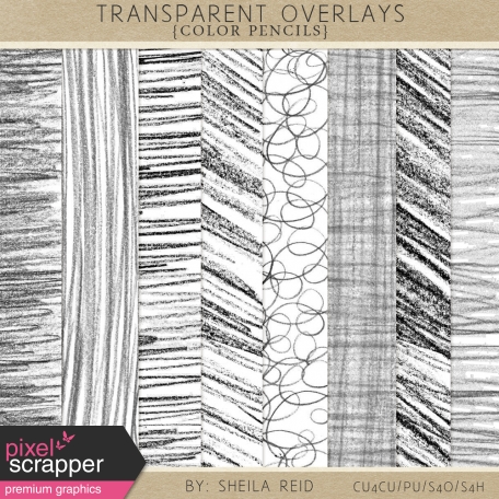 Transparent Overlays- Color Pencils