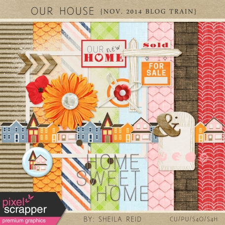 Our House November 2014 Blog Train Mini Kit
