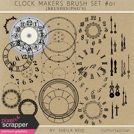 Clock Makers Brush Set #01