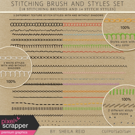 stitching brushes by sheila