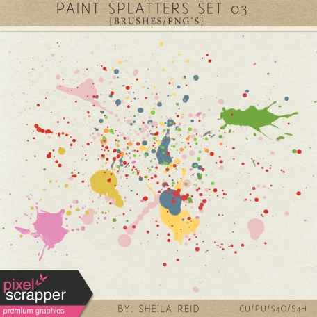 Paint Splatters Set 03 Kit