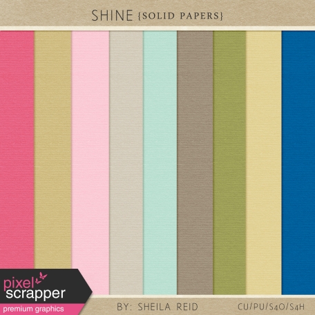 Shine Solid Papers Kit