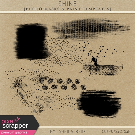 Shine Photo Masks And Paint Templates Kit