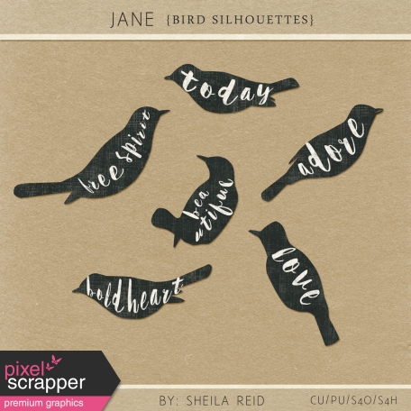 Jane Bird Silhouettes Kit
