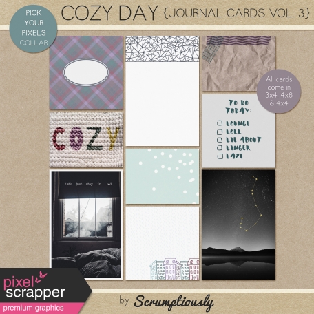 Cozy Day Journal Cards Vol. 3