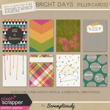 Bright Days Filler Journal Card Kit