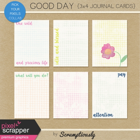 Good Day 3x4 Journal Cards