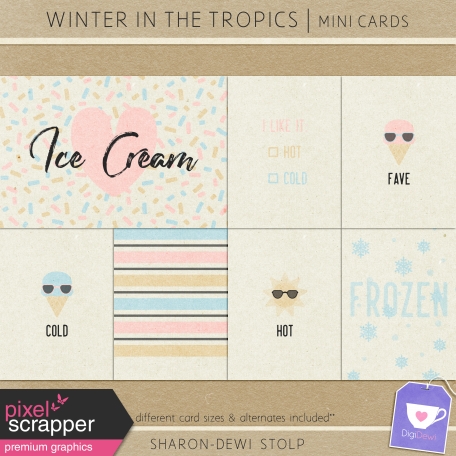 Winter in the Tropics - Mini Cards