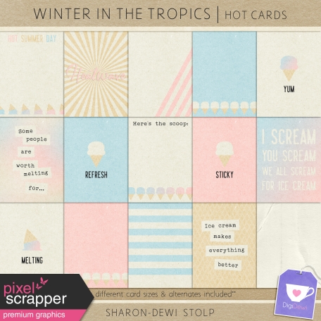 Winter in the Tropics - Hot Cards