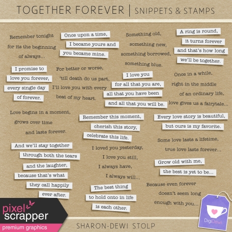 Together Forever - Snippets & Stamps