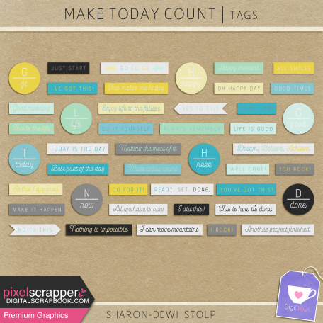 Make Today Count - Tags