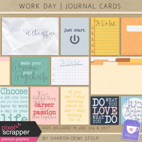 Work Day - Journal Cards