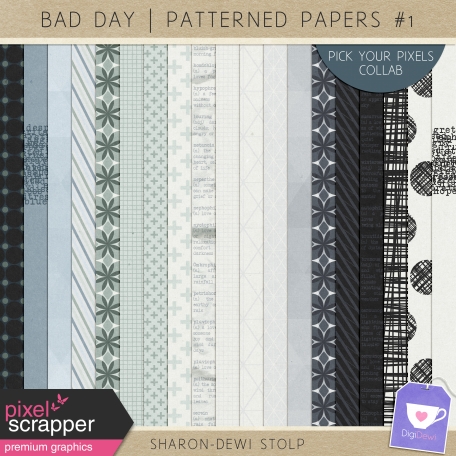 Bad Day - Patterned Papers #1