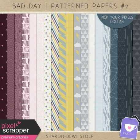 Bad Day - Patterned Papers #2